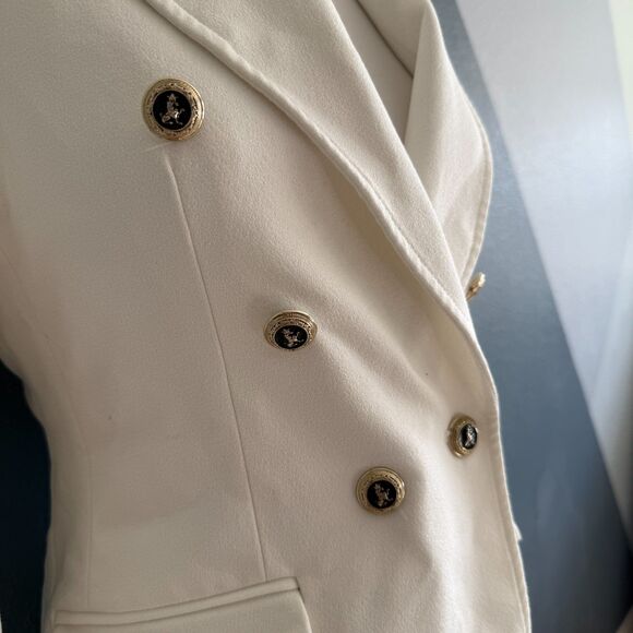 Zara White Blazer Size Small - Picture 6 of 11